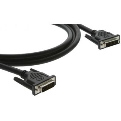 10m Kramer DVI Dual Link 24+1 Male to Male Cable - Black